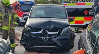 Harry Kane's kids narrowly avoid a serious car accident, air ambulance called. England captain confirms family is safe after their vehicle is hit by a van.