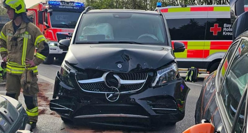 Harry Kane's kids narrowly avoid a serious car accident, air ambulance called. England captain confirms family is safe after their vehicle is hit by a van.