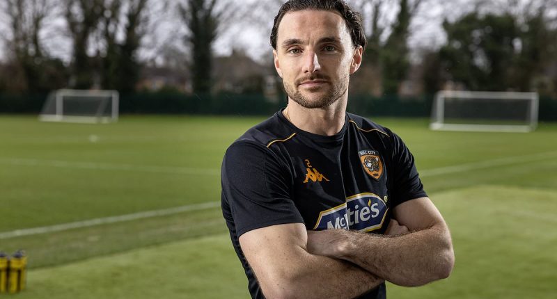 Hull City captain Lewie Coyle used football as an escape following the death of his father in 2022... now almost two years later he is desperate to take his hometown club back to the Premier League