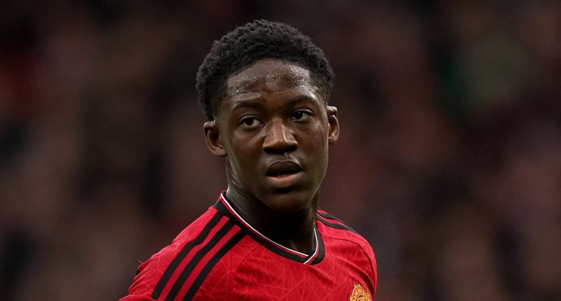 Manchester United midfielder Kobbie Mainoo is a doubt to face Brentford after he sat out training due to illness... with Erik ten Hag to make late decision on his involvement in Saturday's clash