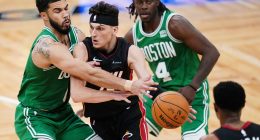 Miami Heat stun Boston Celtics, Thunder thrash Pelicans in NBA playoffs | Basketball News