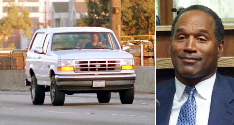 OJ Simpson's white Ford Bronco sits in Tennessee museum