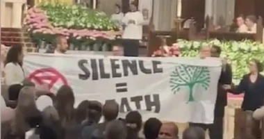 Pro-Palestinian protesters released after disrupting NYC Easter mass