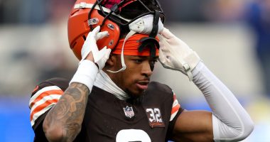 Browns CB Greg Newsome has been the topic of trade rumors this offseason.