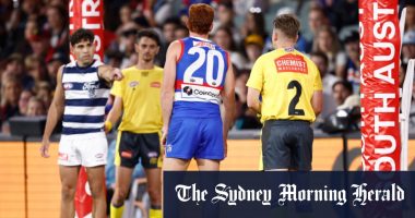 Score reviews plummet in round seven as umpires back their judgment; Western Bulldogs; Hawthorn Hawks; AFL umpires