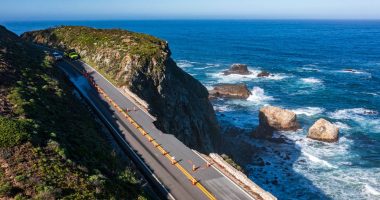 Section of California's scenic Highway 1 that collapsed into ocean again closed, more rain is expected