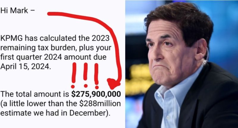 Think Your Tax Bill Was Painful? Wait Til You Hear How Much Mark Cuban Just Wired To The IRS