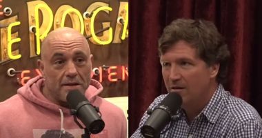 Tucker Carlson believes UFOs are 'spiritual beings,' politicians blackmailed by 'weird sex lives,' tells Joe Rogan about having too many mushrooms