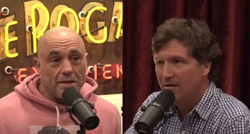Tucker Carlson believes UFOs are 'spiritual beings,' politicians blackmailed by 'weird sex lives,' tells Joe Rogan about having too many mushrooms