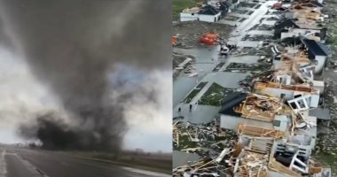 Videos, photos of destruction by tornadoes in Nebraska, Iowa