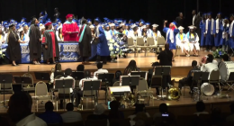 Brawl erupts during Tennessee high school graduation after a student throws up gang signs