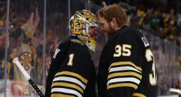 The Boston Bruins will need to decide between Linus Ullmark and Jeremy Swayman this summer.