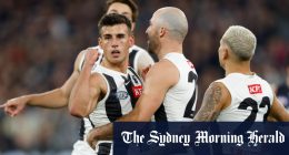 Collingwood Magpie Nick Daicos delivers match-winning goal against Carlton Blues