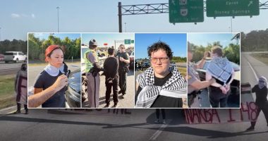 FL police arrest 3 anti-Israel agitators who blocked lanes near Disney World
