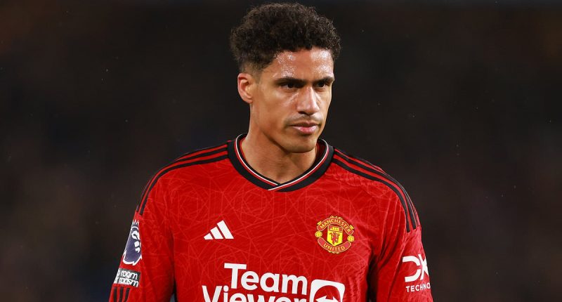Man United announces that Raphael Varane will depart at the end of the season without a transfer fee after being with the club for three years - as the defender, who earns £340,000 per week, shares a heartfelt farewell message.