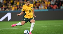 Matildas provide update on Sam Kerr's Olympic participation following captain's serious knee injury.
