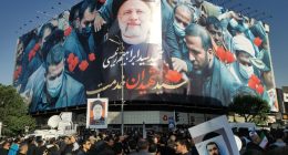 Mourners gather in Tehran for Iran President Raisi’s funeral procession | In Pictures News