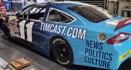 'People are angry': Tim Pool sponsors stock car