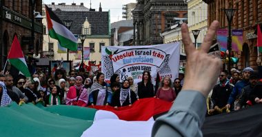Thousands protest against Israel’s participation in Eurovision final | Israel War on Gaza News