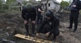 Ukraine, Russia exchange drone attacks while Russia continues its push in the east