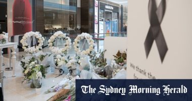 Westfield removes floral tributes retailers hope for business as usual