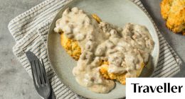 What are biscuits and gravy? This America breakfast staple is pure carby goodness
