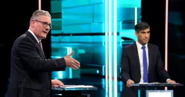 Rishi Sunak and Keir Starmer clash on tax and immigration in testy TV debate