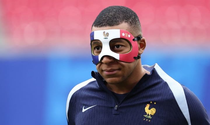 Kylian Mbappe discusses the challenges of wearing a mask while playing in Euro 2024.