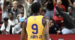 Lakers rookie Bronny James