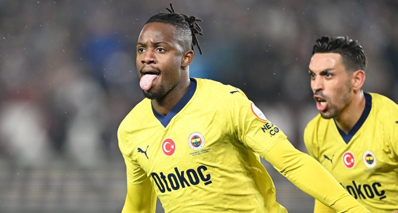 Michy Batshuayi joins Galatasaray in a video inspired by Batman on social media, amid controversy over transfer and wife's claims of death threats targeting their child