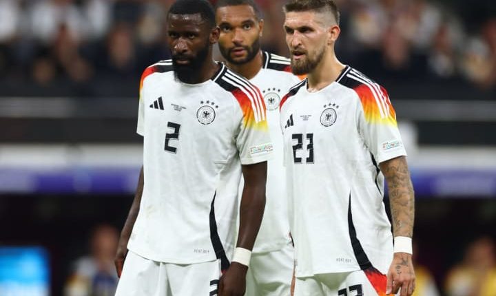 Projected players for Germany in match against Denmark