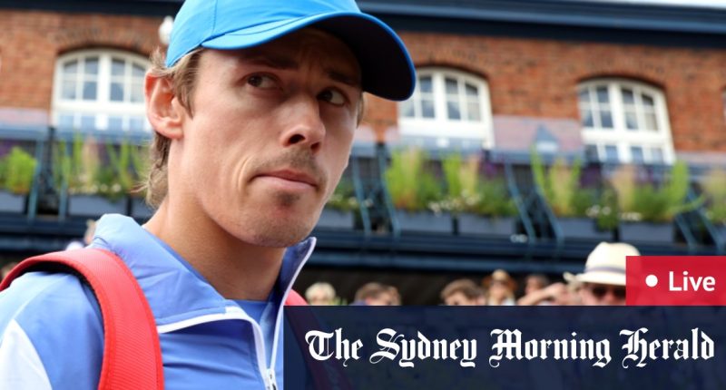 Wimbledon 2024 LIVE: Alex de Minaur starts campaign; Stalwart Murray gone from singles