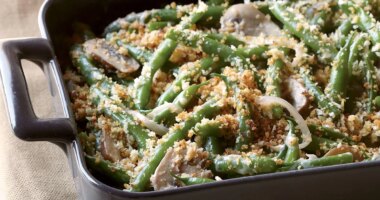 Vegetarian green bean casserole