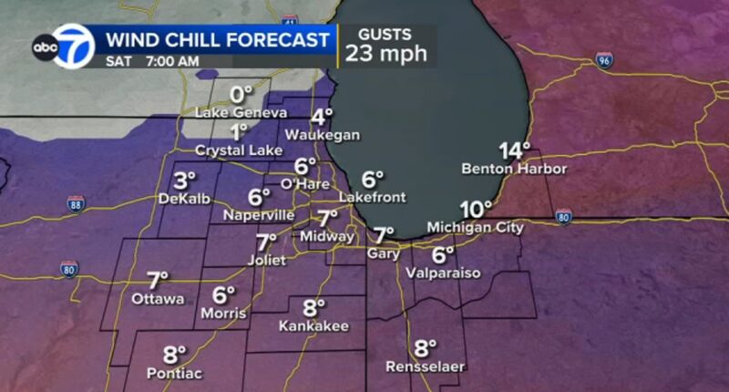 Chicago weather: City to open warming centers as bitterly cold temperatures continue to drop with wind chill