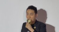 A cryptocurrency entrepreneur who bought a piece of conceptual art consisting of a simple banana, duct-taped to a wall, for $US6.2 million ($9.5 million) last week ate the fruit in Hong Kong on Friday.