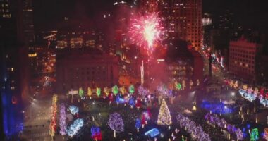 Downtown Cleveland kicks off Christmas season with WinterLand Tree Lighting Festival in Public Square