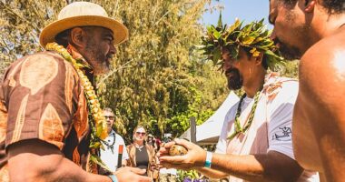 Mr Mohamed was in Hawaii  for the Festival of Pacific A