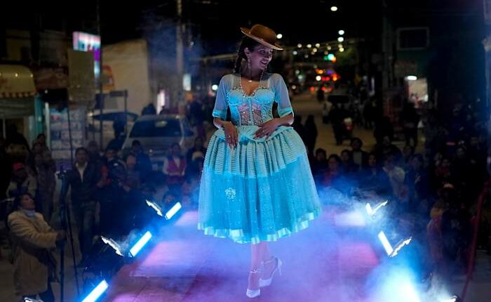 In Bolivia's scrappy highlands, proud Indigenous Cholas take the runway by storm