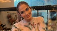 J Lo's solo Thanksgiving snap: Jennifer Lopez beams as she poses with a turkey - while Ben Affleck puts on a cosy display with his ex-wife Jennifer Garner