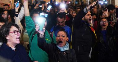 Regional Spanish leader who botched flood response faces another big march demanding his resignation