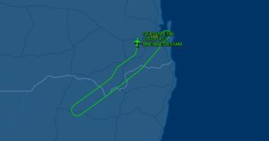 Flight QF1929 left Brisbane about 8.20am and about 40 minutes later, the captain alerted passengers there was an issue with the brakes, one traveller told Bill McDonald on 4BC today.