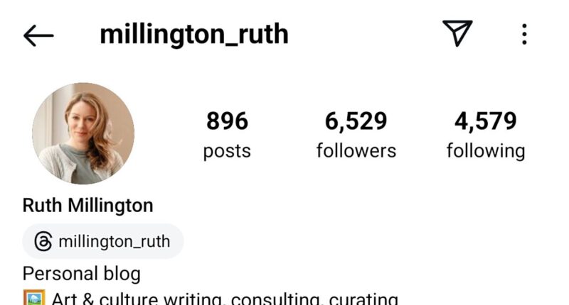 'I'm being impersonated on Instagram, but Meta doesn't care': Leading art historian reveals anguish over fraudulent account that now has more followers than her