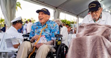 100-year-old Pearl Harbor survivor recalls confusion and chaos during Japanese bombing 83 years ago