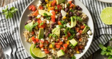 Homemade Mexican Baja Rice Bowl