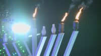 13-foot menorah lit in downtown Cleveland as Hanukkah celebrations continue across area