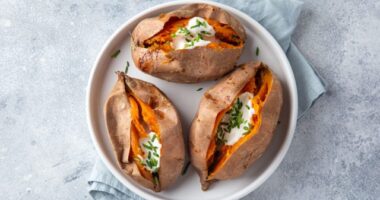 Baked sweet potato