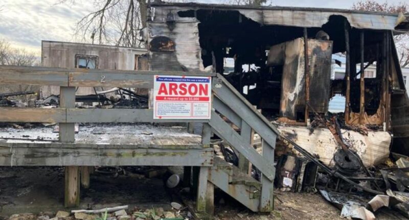 $5,000 reward offered in Wayne County mobile home arson investigation