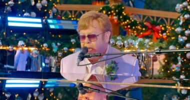 Ageless Elton John leaves fans in tears with his 'magical' Christmas performance