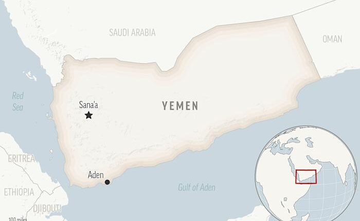 Airstrikes target Yemen's rebel-held capital after Houthi attack targets Israel