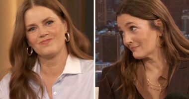 Amy Adams Flustered After Drew Barrymore Explains The Meaning Of Netflix And Chill: “Oh, You Guys!”